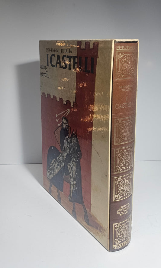 Dettaglio copertina e dorso libro castelli Medioevo

