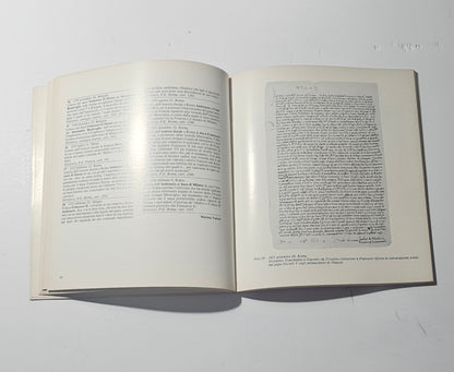 Pagina interna con manoscritto storico dell archivio sforzesco io libro carmine
