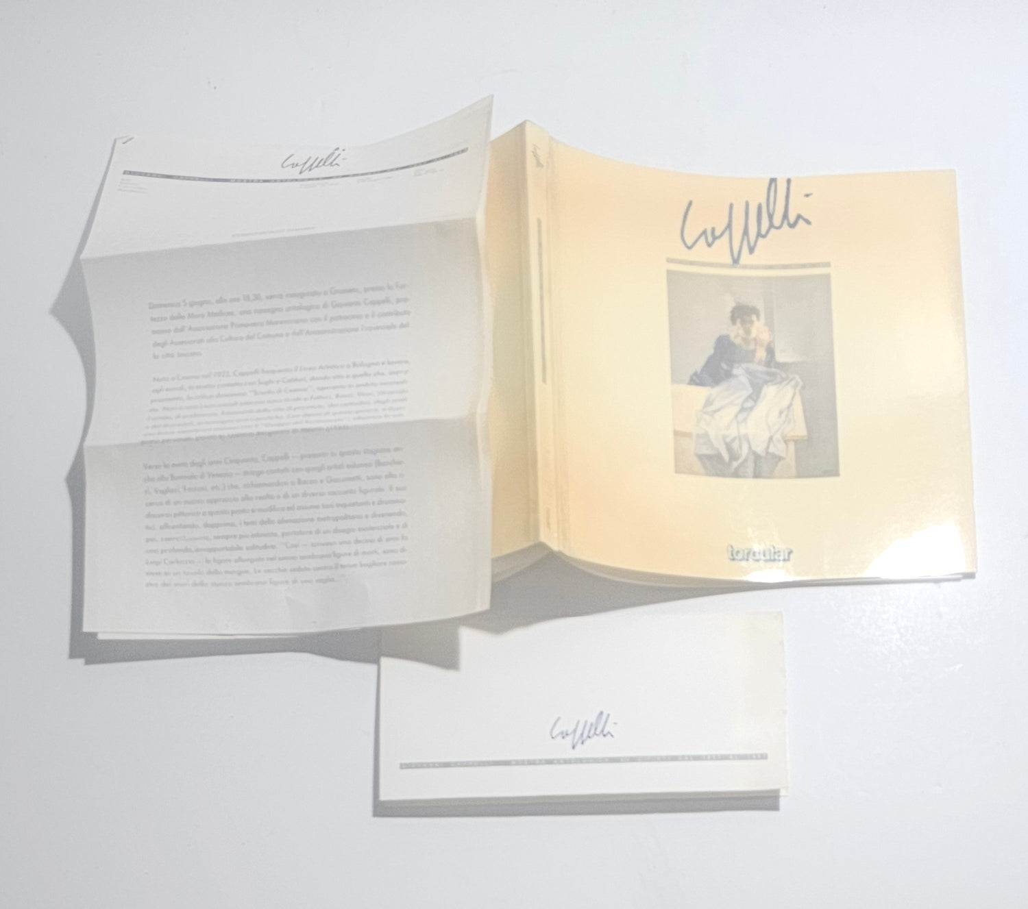 Catalogo mostra Giovanni Cappelli
