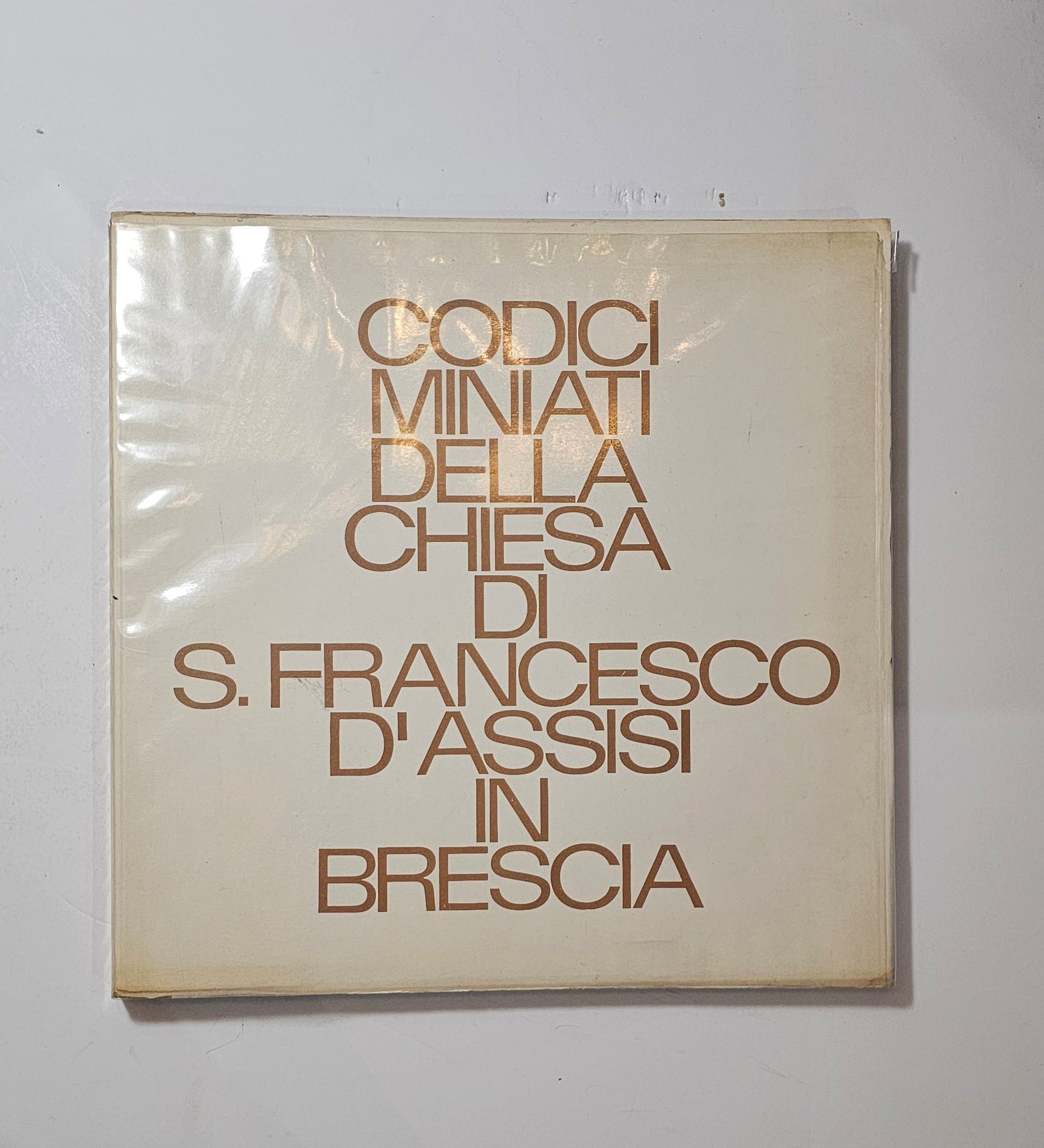 copertina codici miniati della chiesa di san francesco d assisi in brescia io libro carmine
