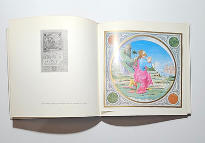 pagina interna con miniatura medievale colorata iolibrocarmine
