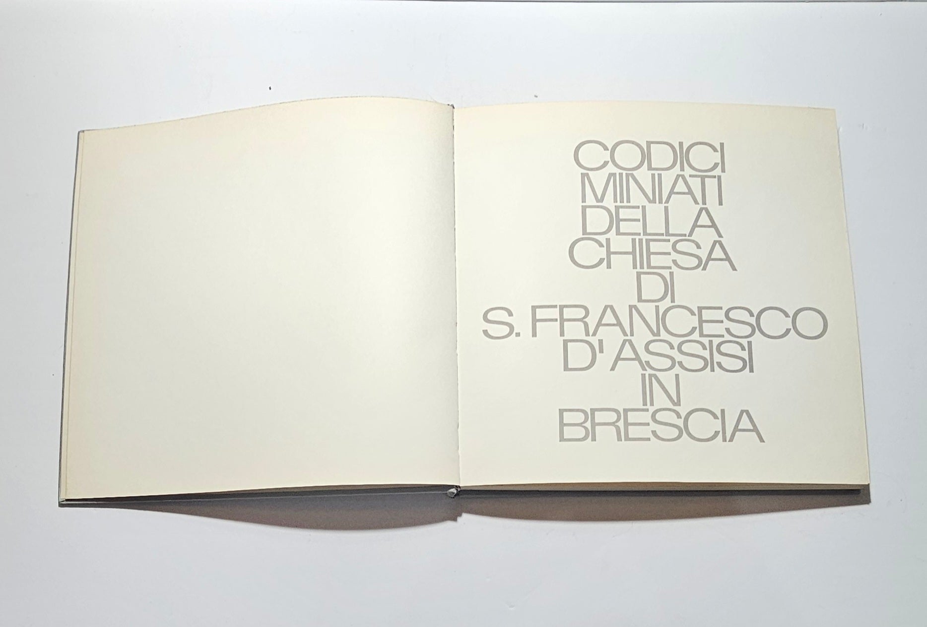 frontespizio titolo codici miniati della chiesa di san francesco d assisi in brescia iolibrocarmine
