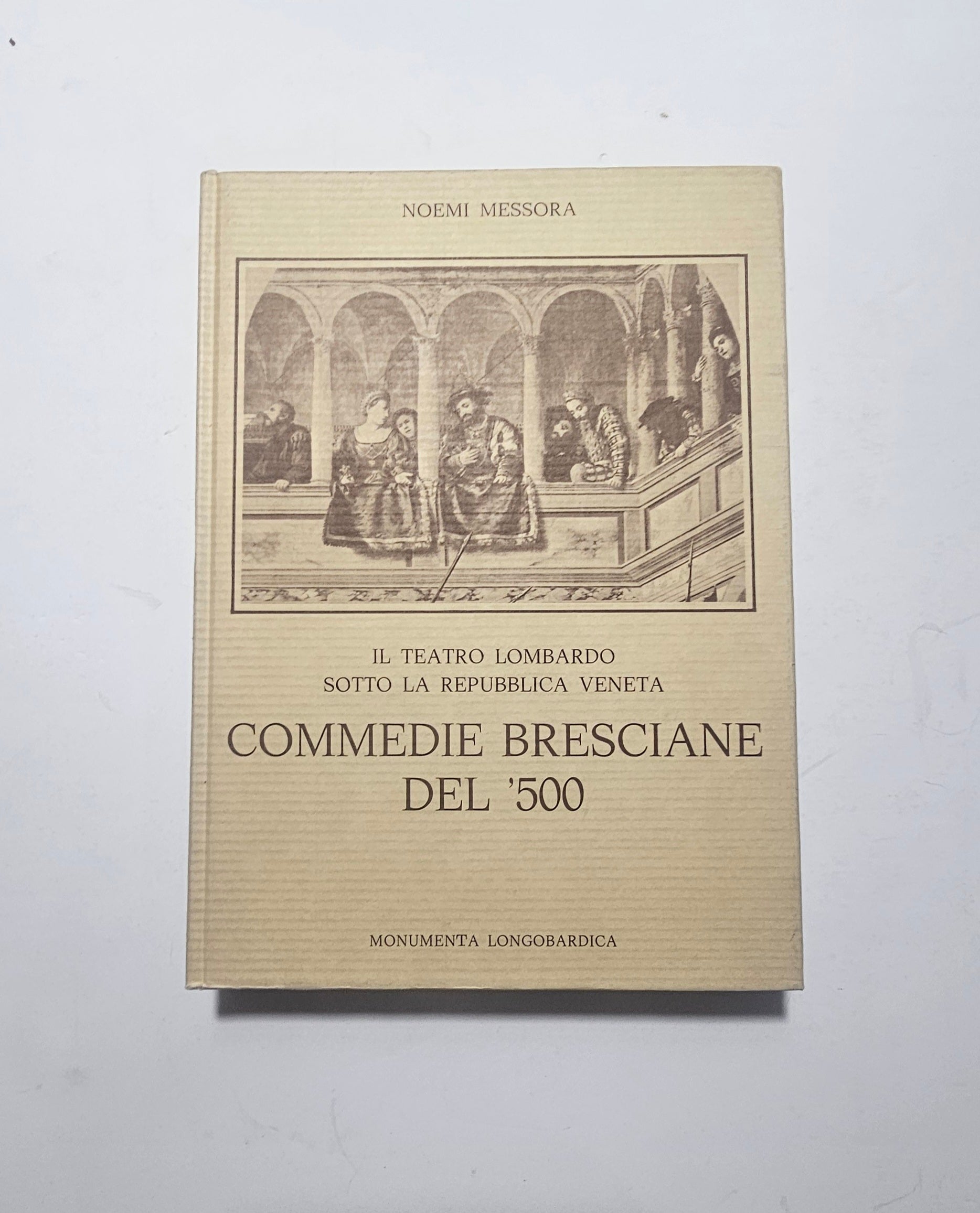 Libro Commedie Bresciane del 500 copertina
