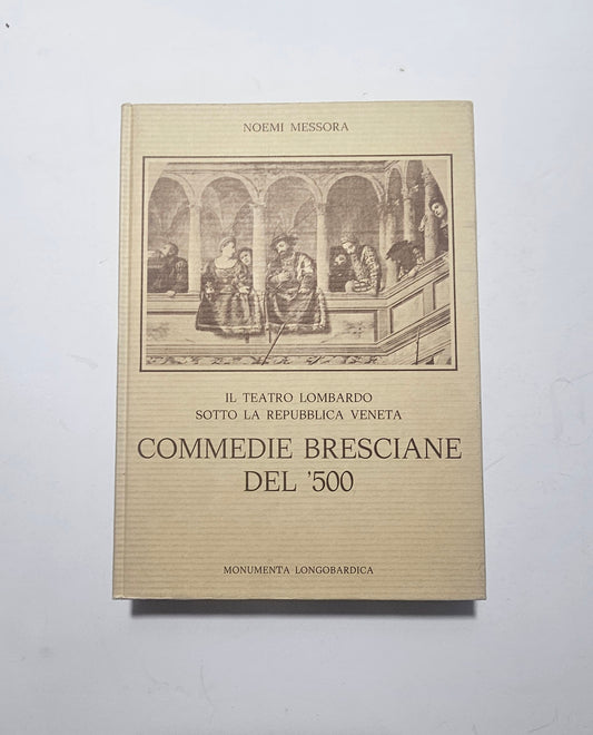 Libro Commedie Bresciane del 500 copertina
