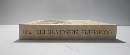 Libro dorso Commedie Bresciane del 500 copertina storia bresciana
