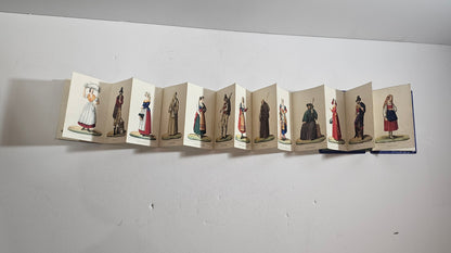 cromolitografie costumi italiani ottocento sequenza figure
