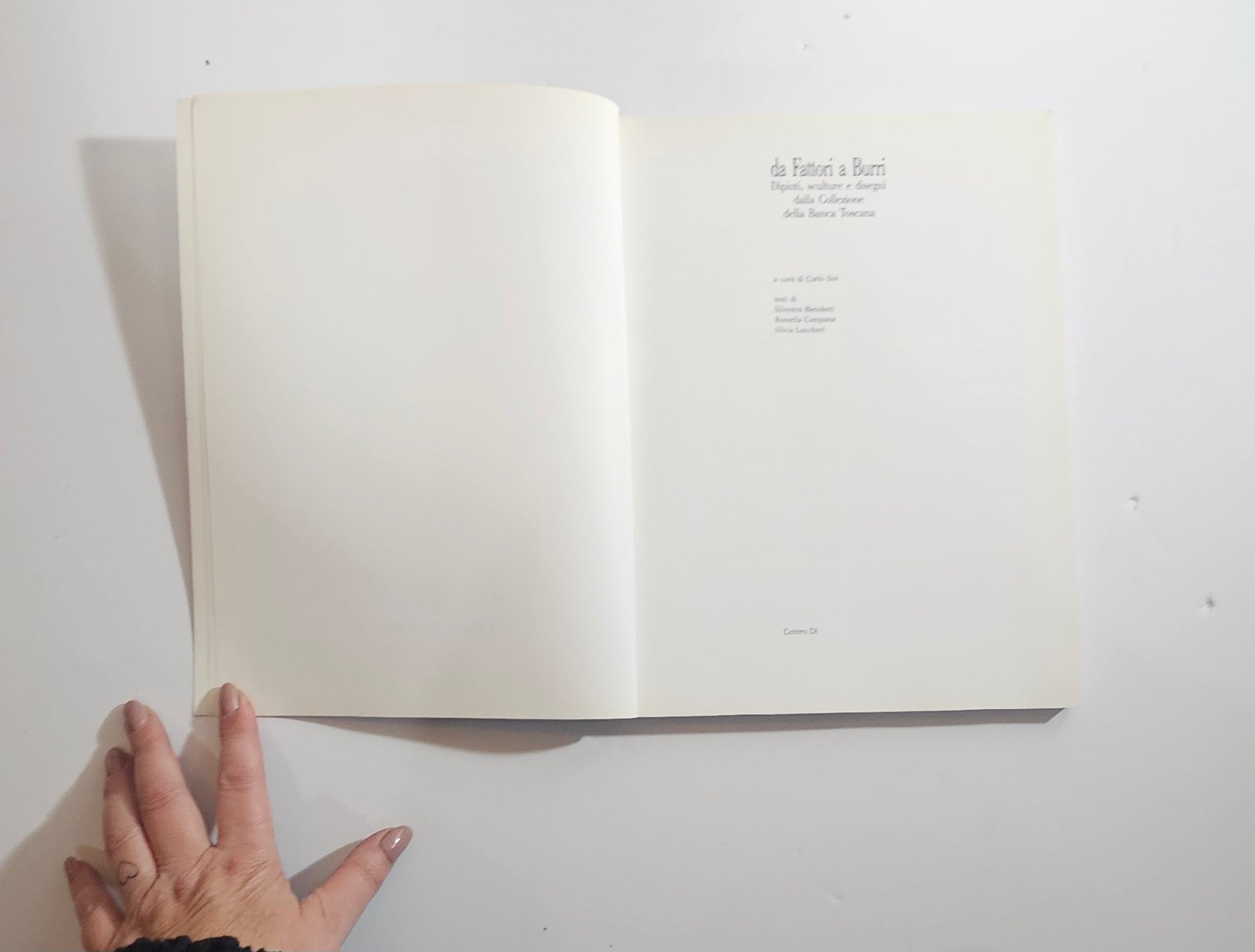 Libro illustrato collezione Banca Toscana titolo 