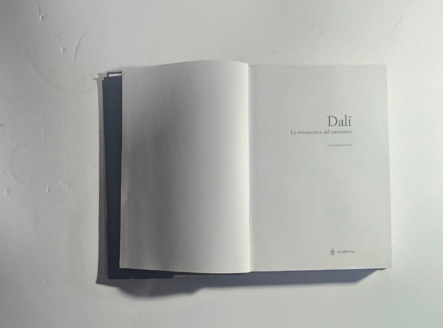 iolibrocarmine frontespizio libro Dalí retrospettiva
