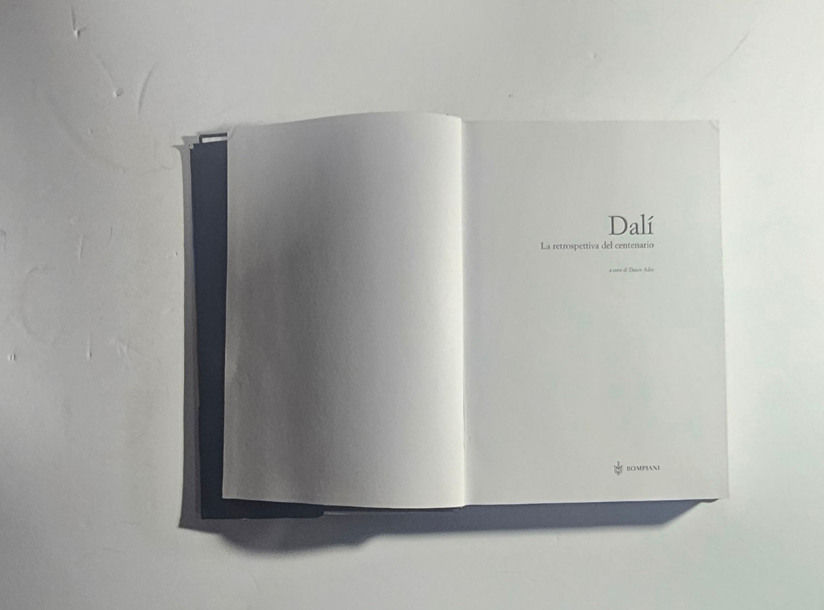 iolibrocarmine frontespizio libro Dalí retrospettiva
