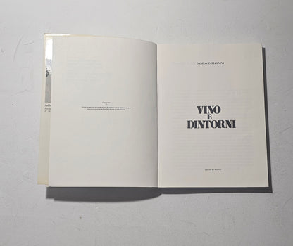 Pagina del frontespizio del libro “Vino e dintorni” di Danilo Tamagnini, volume di interesse enologico e territoriale dedicato alla Lombardia.