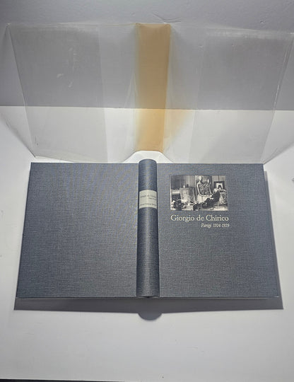 Legatura editoriale Giorgio de Chirico con acetato originale iolibrocarmine
