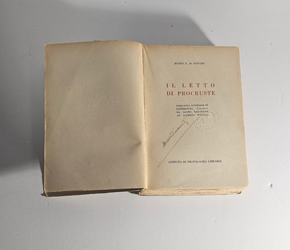 Frontespizio libro anni 40 letteratura italiana io libro carmine
