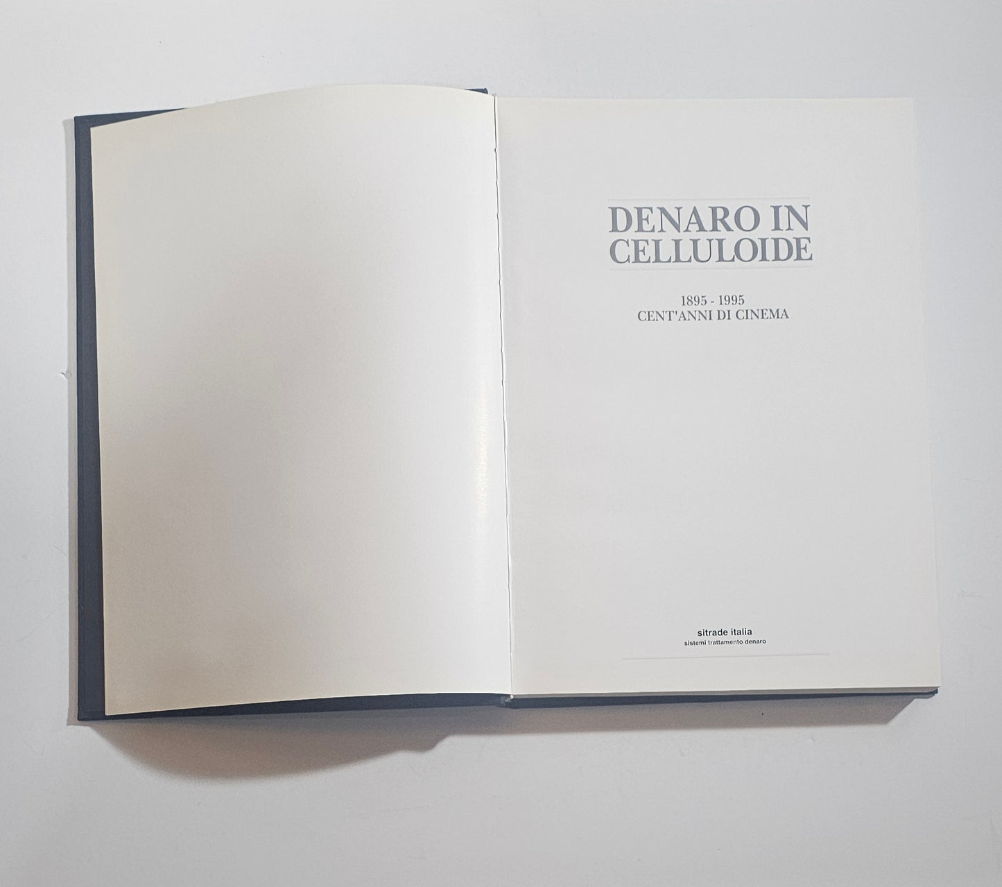 denaro in celluloide interno libro frontespizio cinema