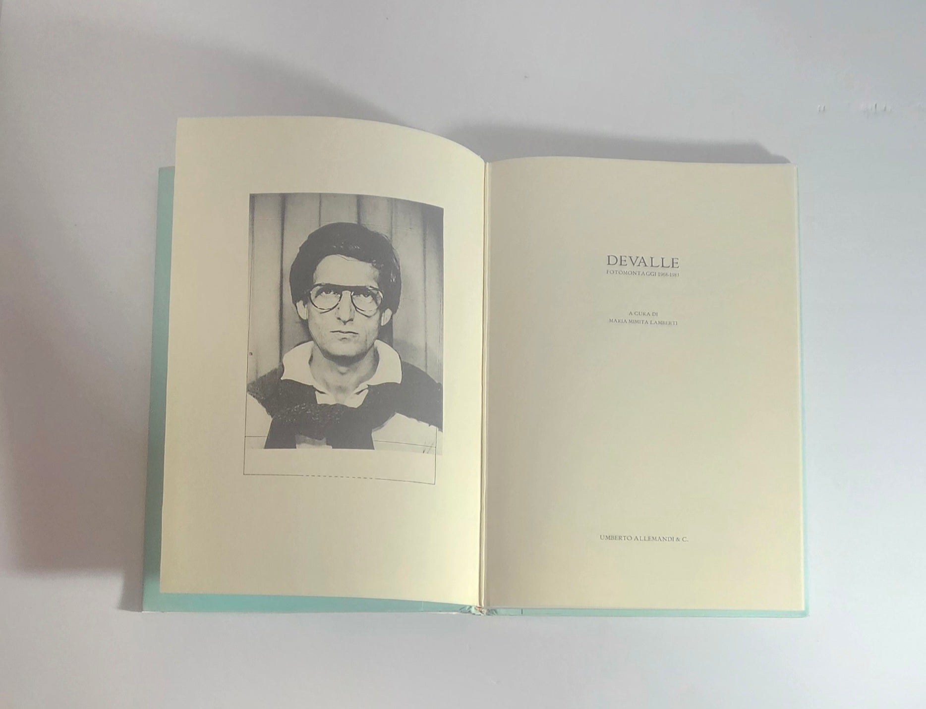 Frontespizio libro Devalle Allemandi
