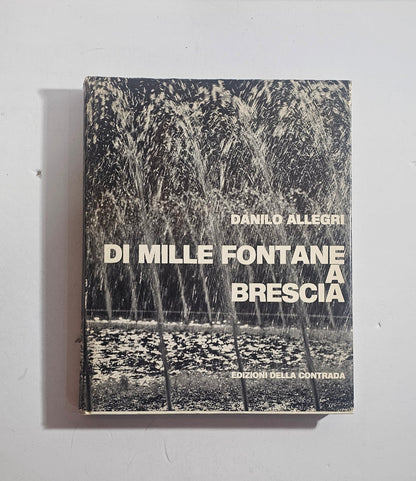 libro di mille fontane a brescia danilo allegri edizioni della contrada brescia raro