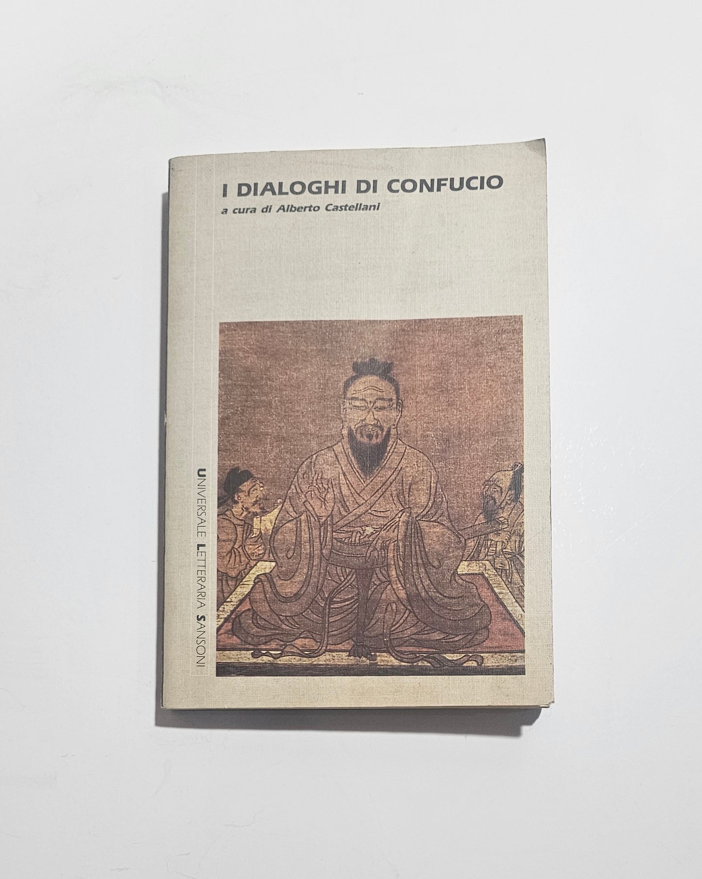 Copertina libro I Dialoghi di Confucio filosofia cinese Sansoni