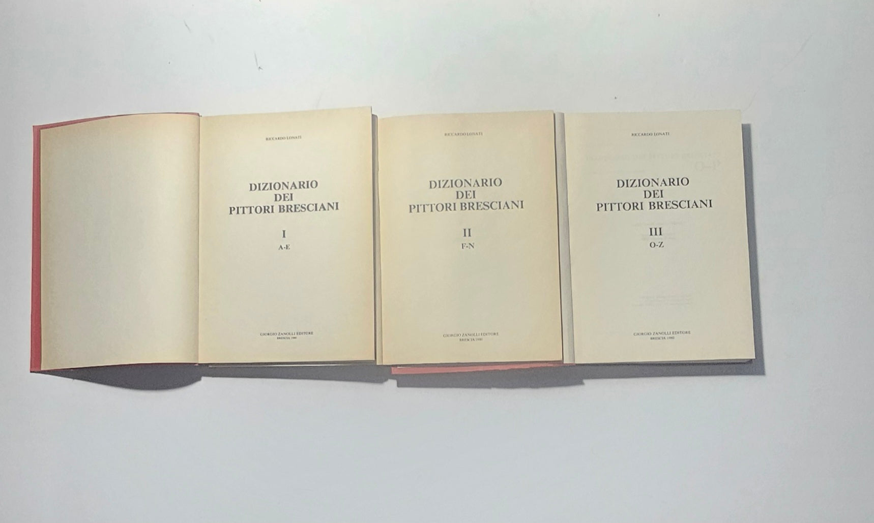 iolibrocarmine frontespizi interni dizionario pittori bresciani lonati
