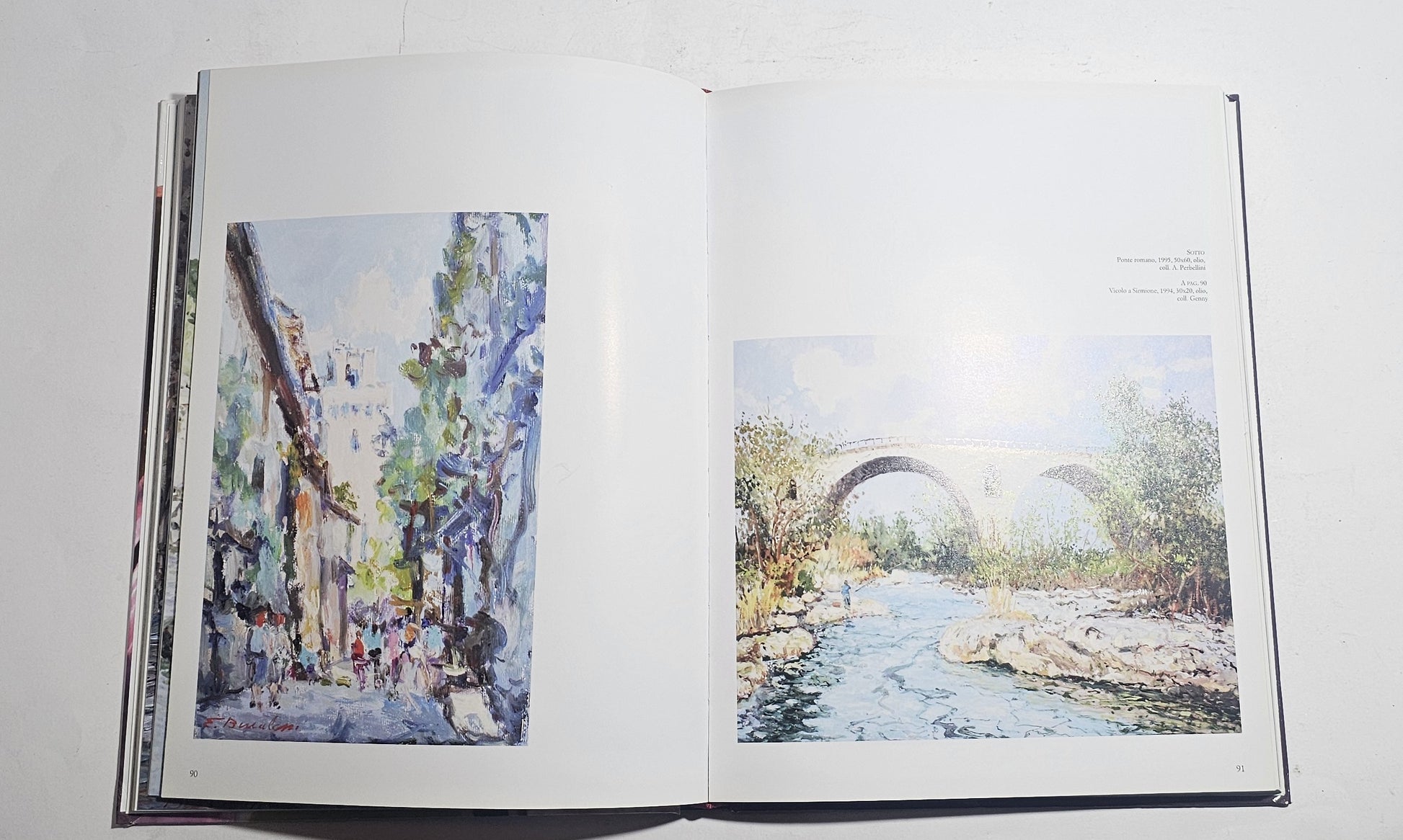 Edgardo Beccalossi catalogo arte 2010 libro pittura contemporanea interno