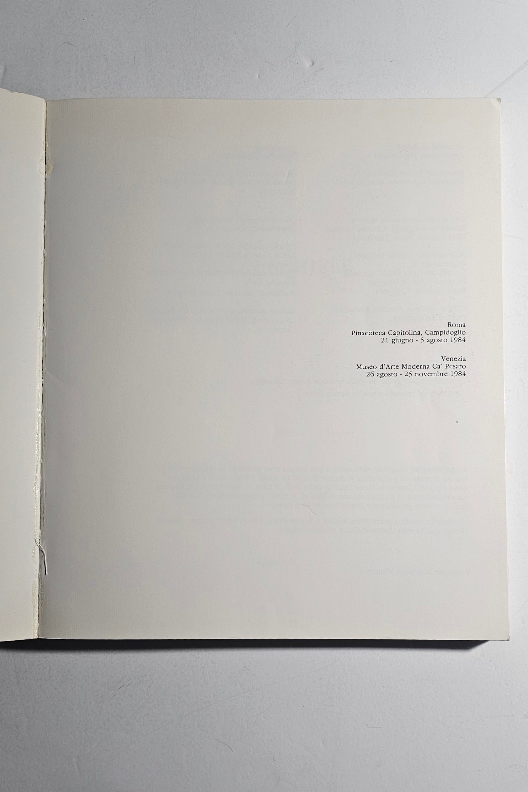 iolibrocarmine catalogo mostra Schiele Roma Venezia 1984
