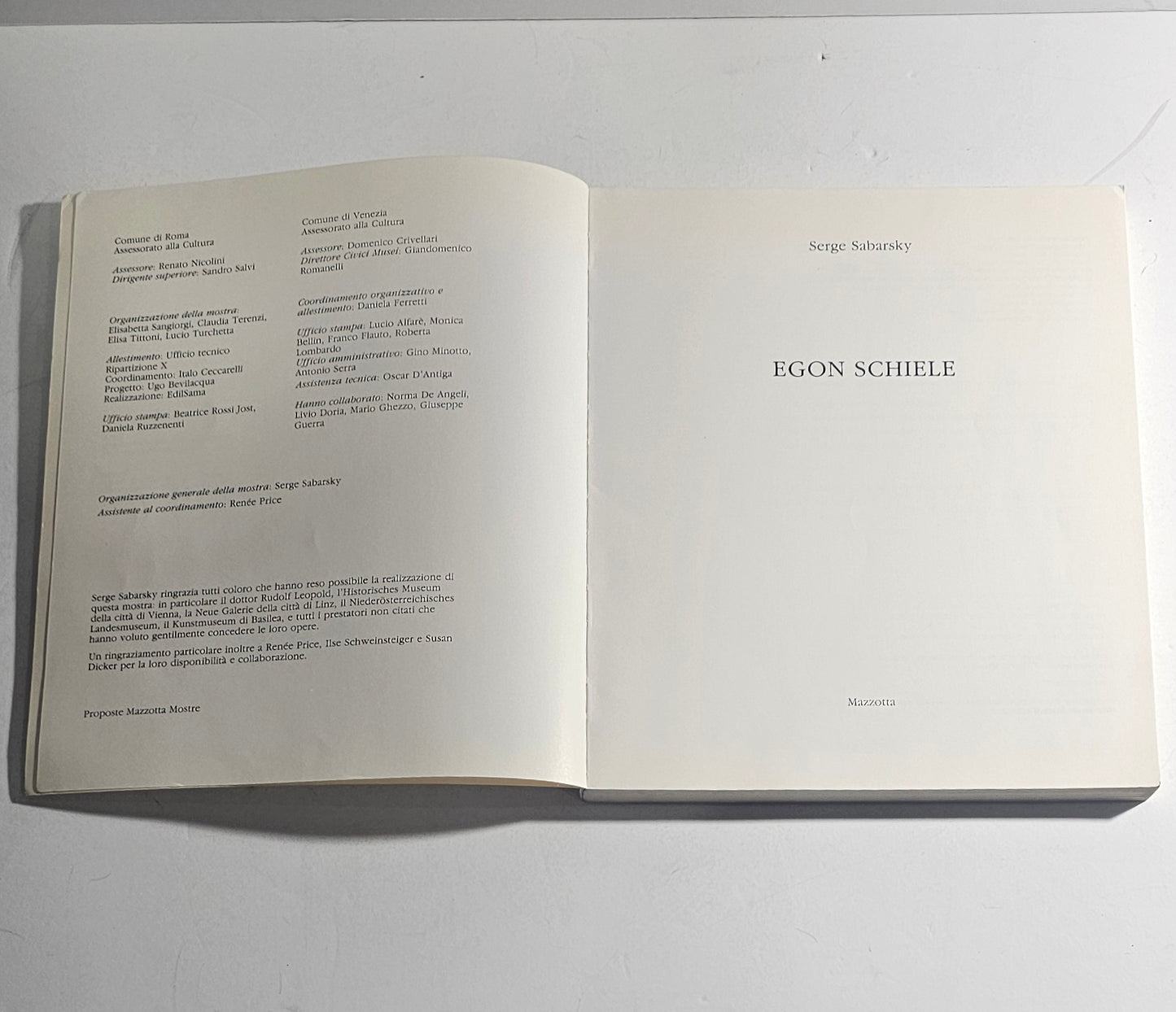 iolibrocarmine frontespizio catalogo Egon Schiele
