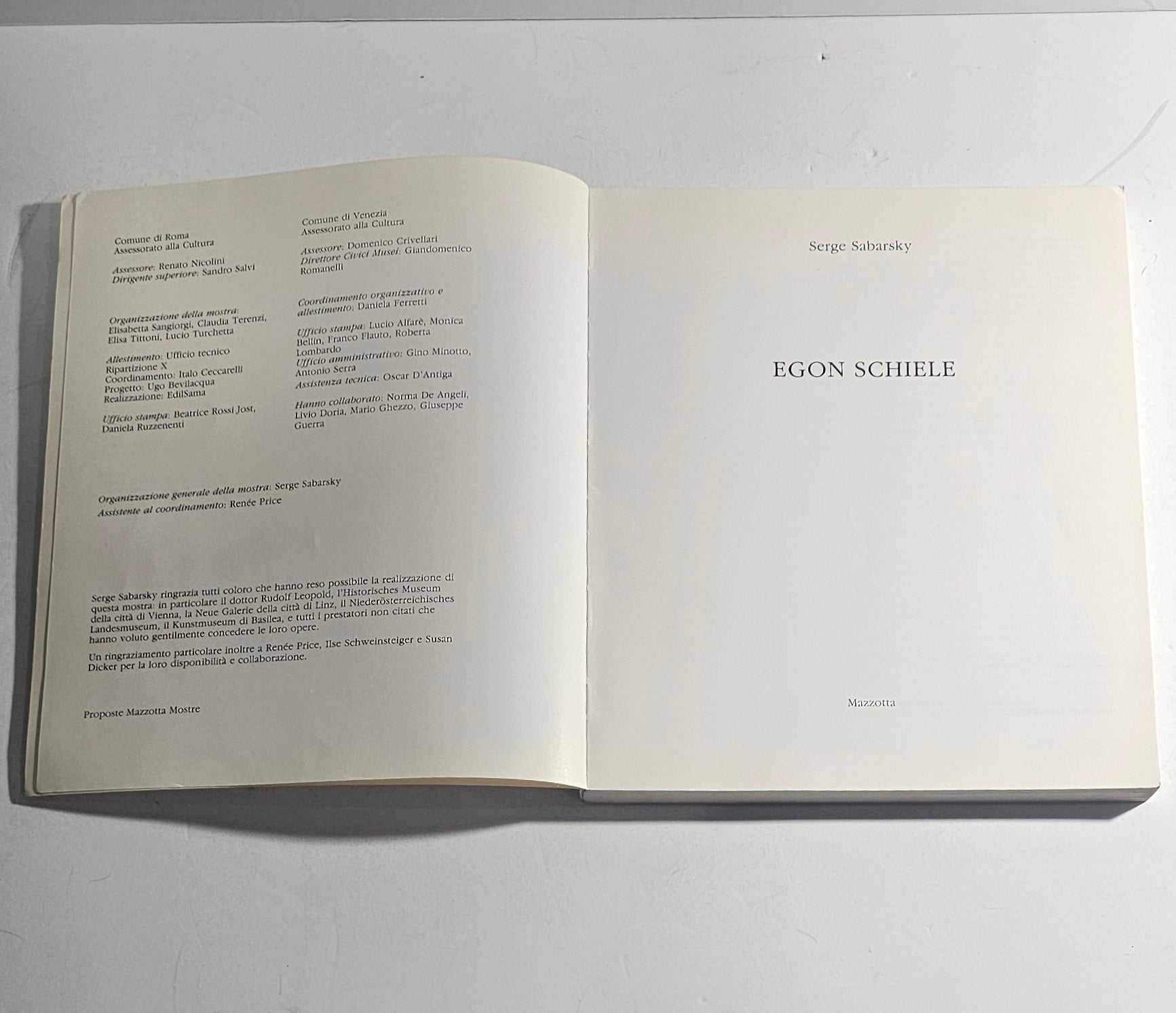 iolibrocarmine frontespizio catalogo Egon Schiele

