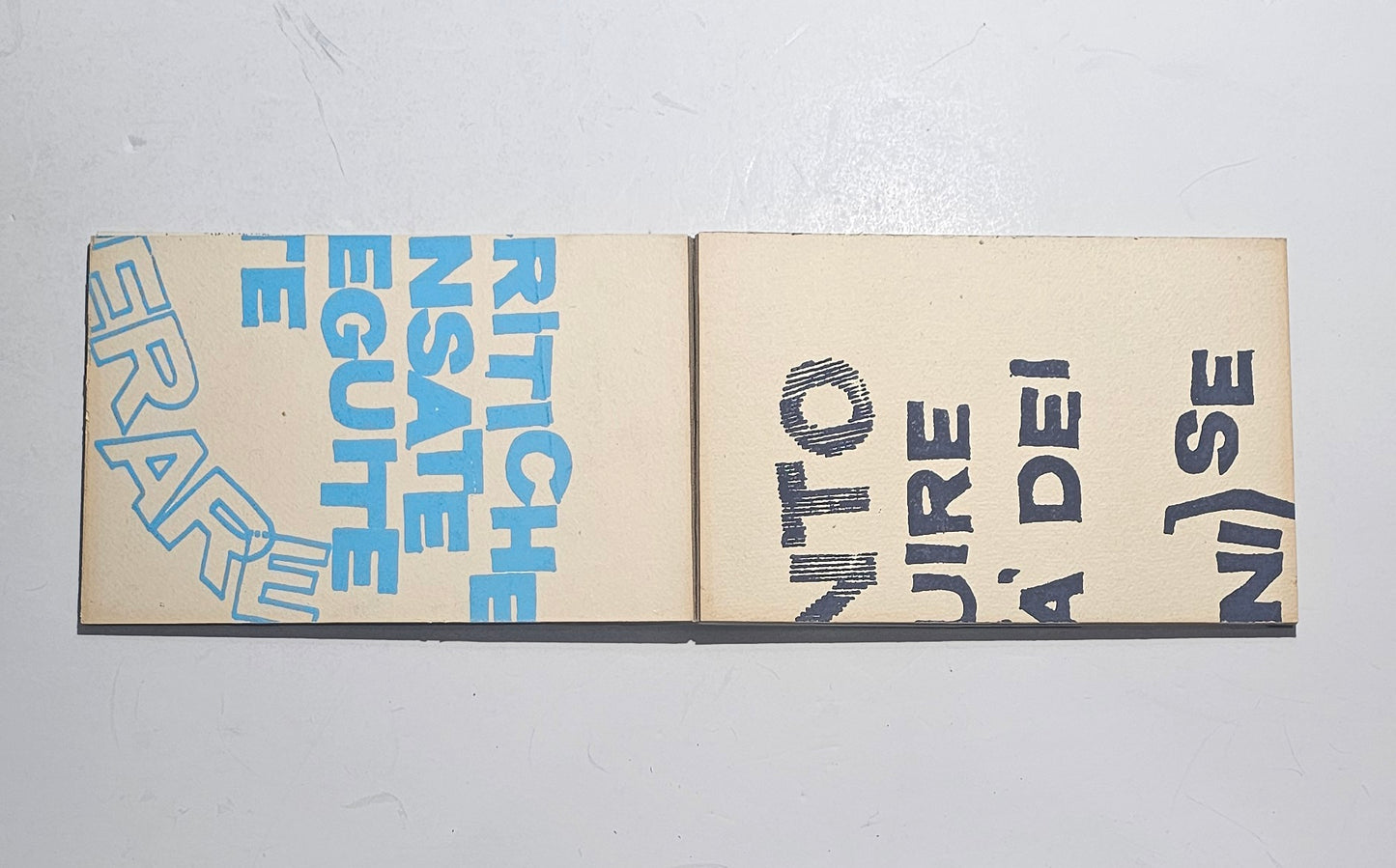 Emilio Villa Le Palle Giranti libro d’artista Foglio 1968 copertina originale iolibrocarmine