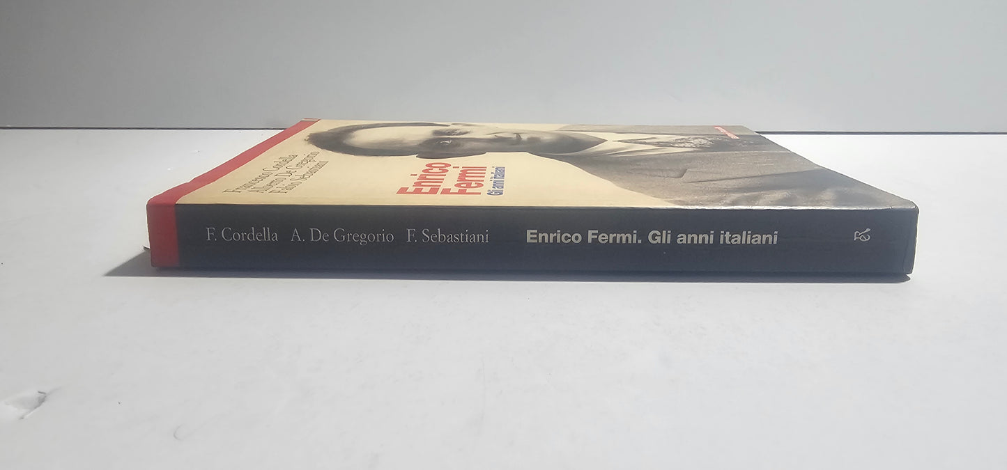 dorso copertina  libro enrico fermi gli anni italiani libro usato 
