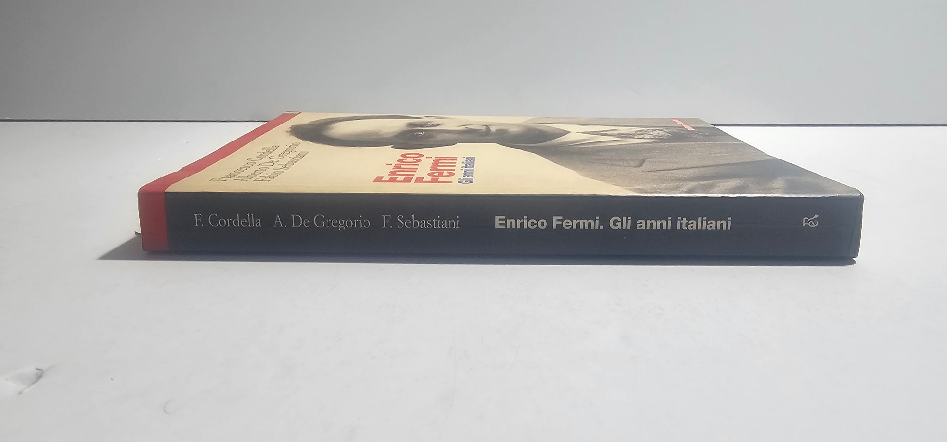 dorso copertina  libro enrico fermi gli anni italiani libro usato 