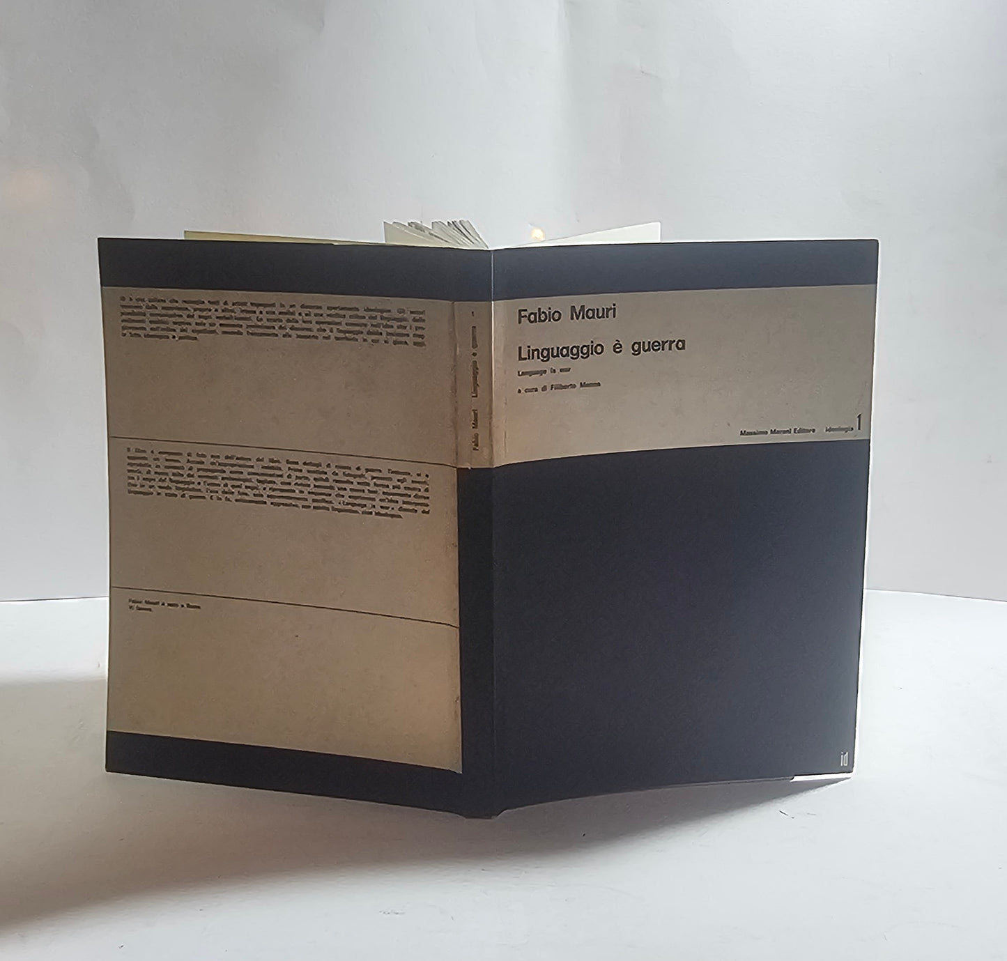 Fabio Mauri Linguaggio è guerra libro arte concettuale italiana ideologia