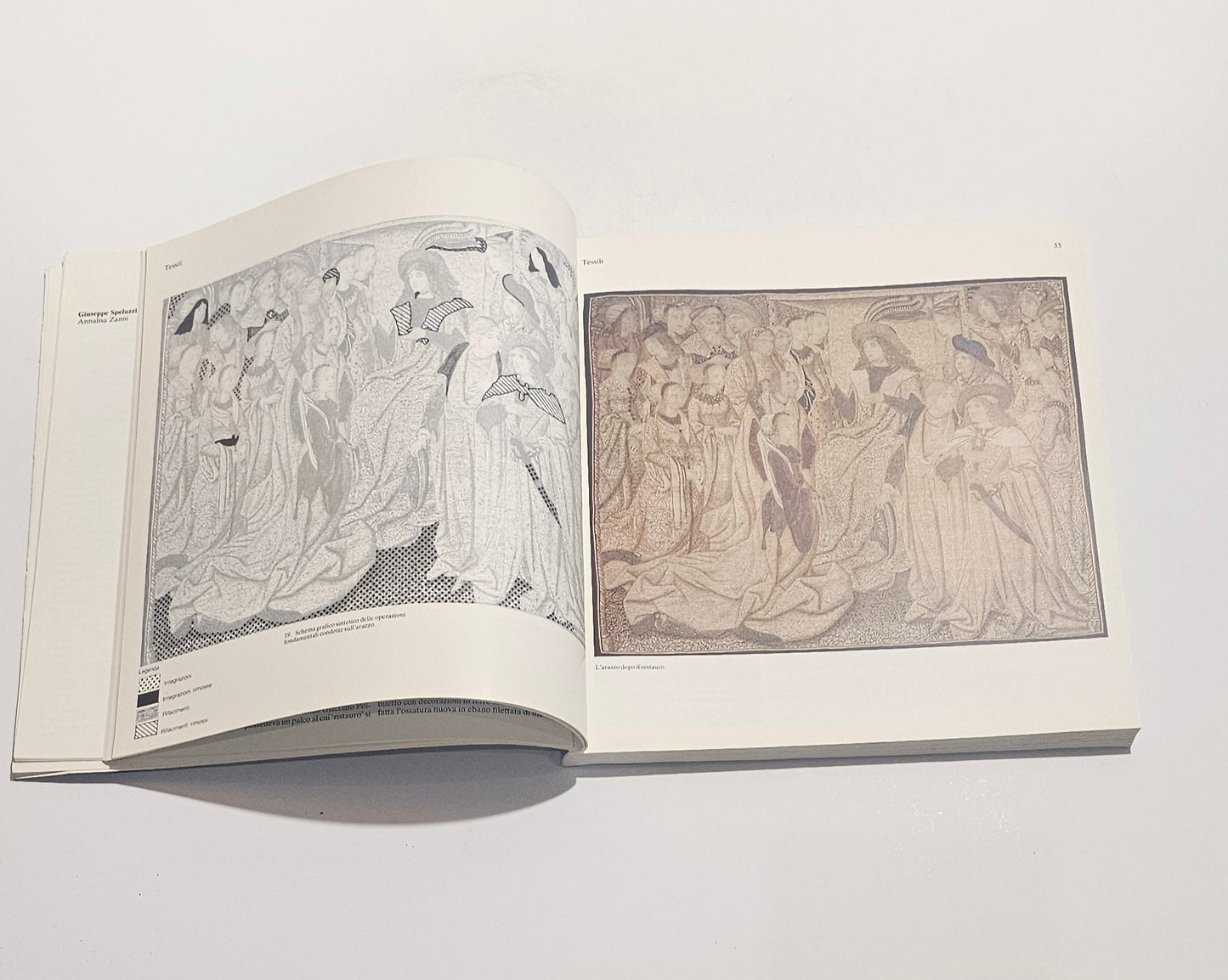 Pagine interne restauro opere d’arte catalogo mostra