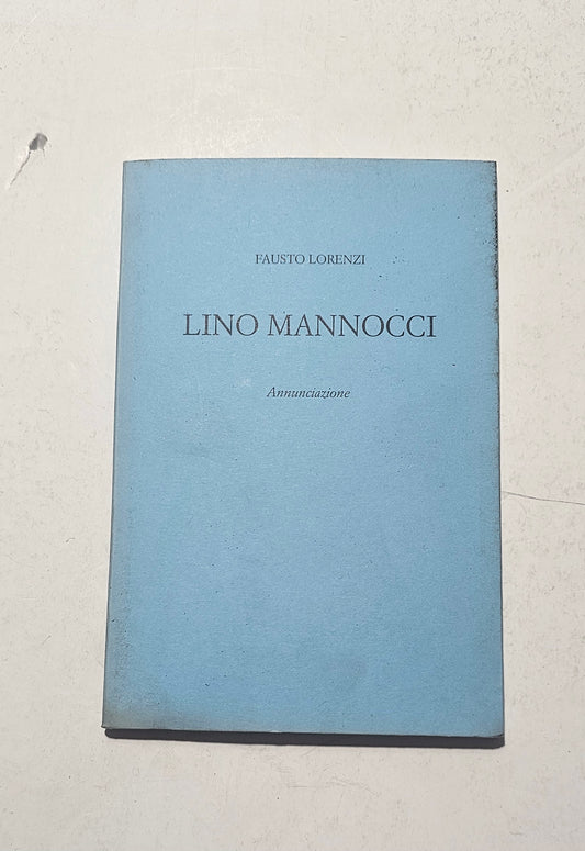 lino mannocci annunciazione catalogo copertina azzurra
