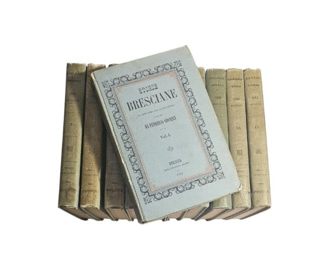 Federico Odorici Storie Bresciane opera completa 11 volumi iolibrocarmine