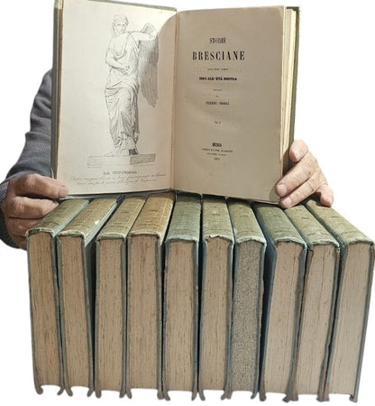 Opera storica lombarda Storie Bresciane volumi originali iolibrocarmine