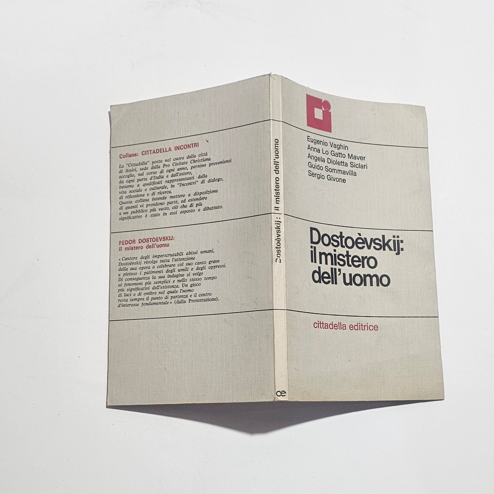 Libro Dostoevskij Il mistero dell uomo Cittadella Editrice copertina
