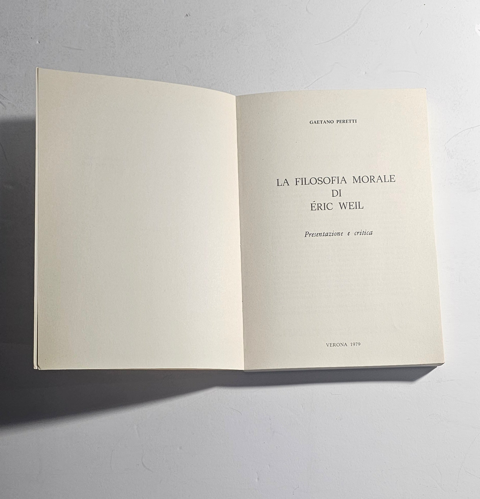 iolibrocarmine frontespizio Gaetano Peretti filosofia morale
