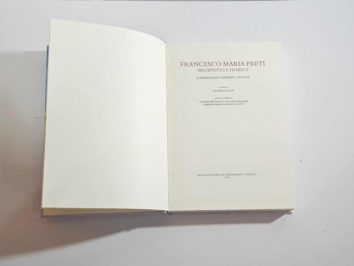disegni architettonici progetti francesco maria preti libro illustrato frontespizio titolo 