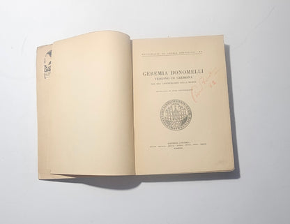 iolibrocarmine geremia bonomelli frontespizio volume antico
