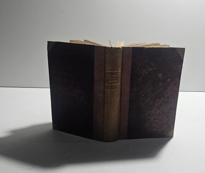 Legatura mezza pelle libro antico
