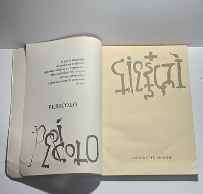Pagina interna Giannetto Fieschi Pericolo arte contemporanea iolibrocarmine