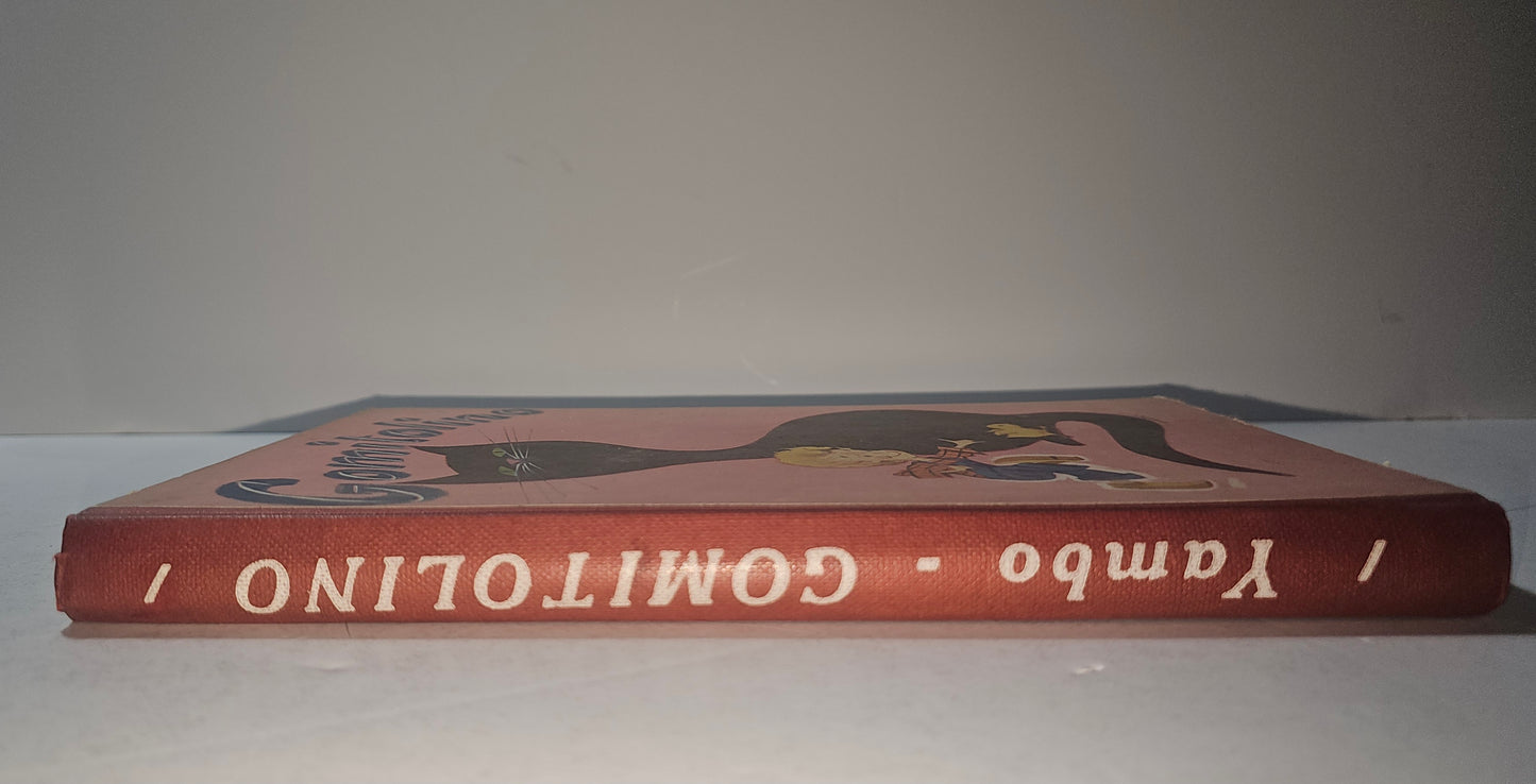 Dorso del libro Gomitolino di Yambo edizione vallecchi 1955 io libro carmine