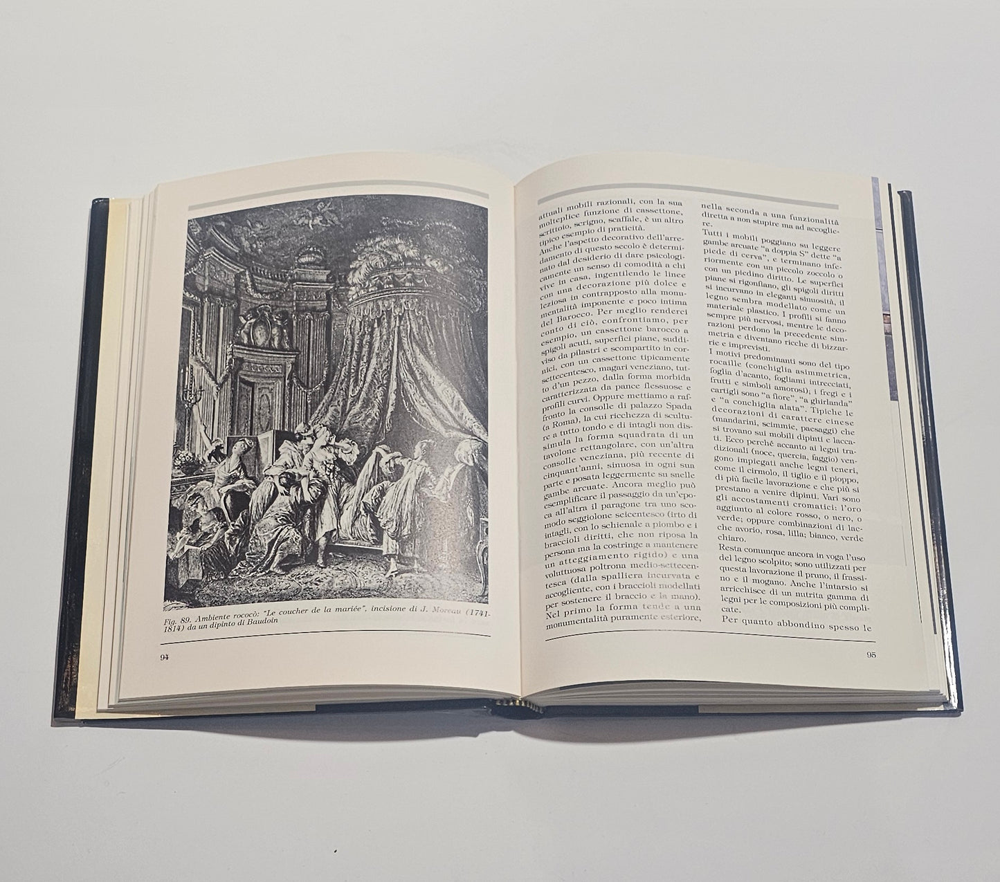 Pagine interne libro mobile italiano storia arredamento antico