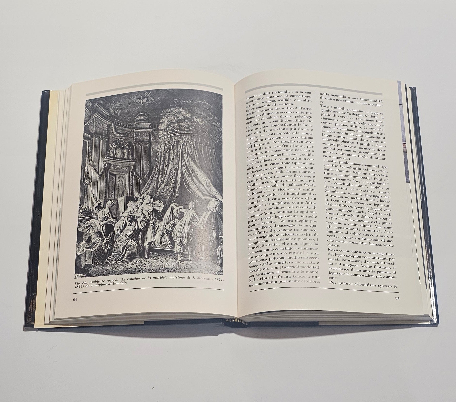 Pagine interne libro mobile italiano storia arredamento antico