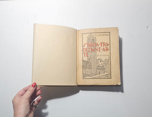 Libro guida storica di Brescia del 1927 iolibrocarmine brossura originale 