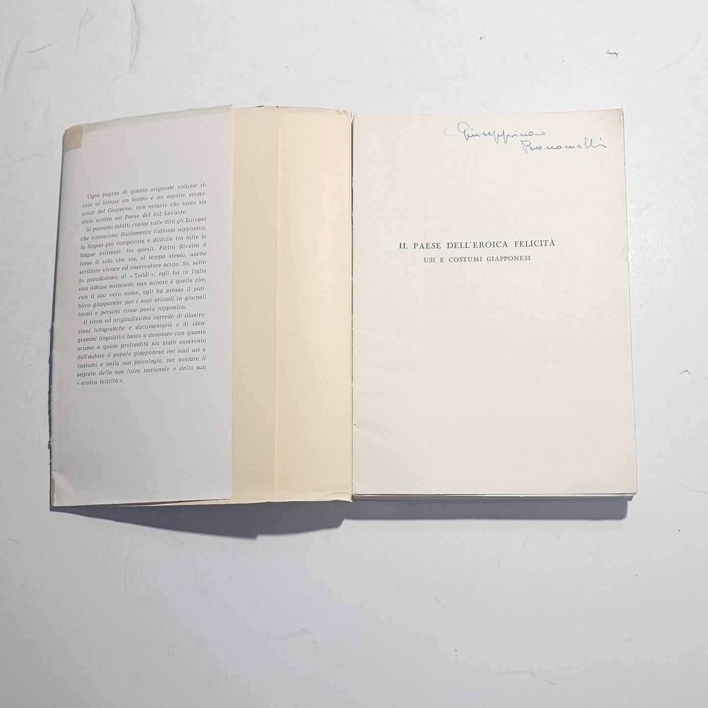 Pietro Silvio Rivetta Toddi – Il Paese dell’Eroica Felicità. Usi e costumi giapponesi. Hoepli 1941