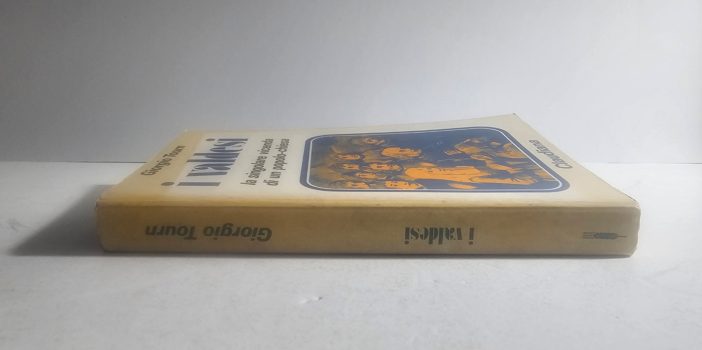 iolibrocarmine libro protestantesimo valdesi dorso ingiallito 
