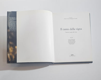 il canto della vigna interno libro vino titolo frontespizio