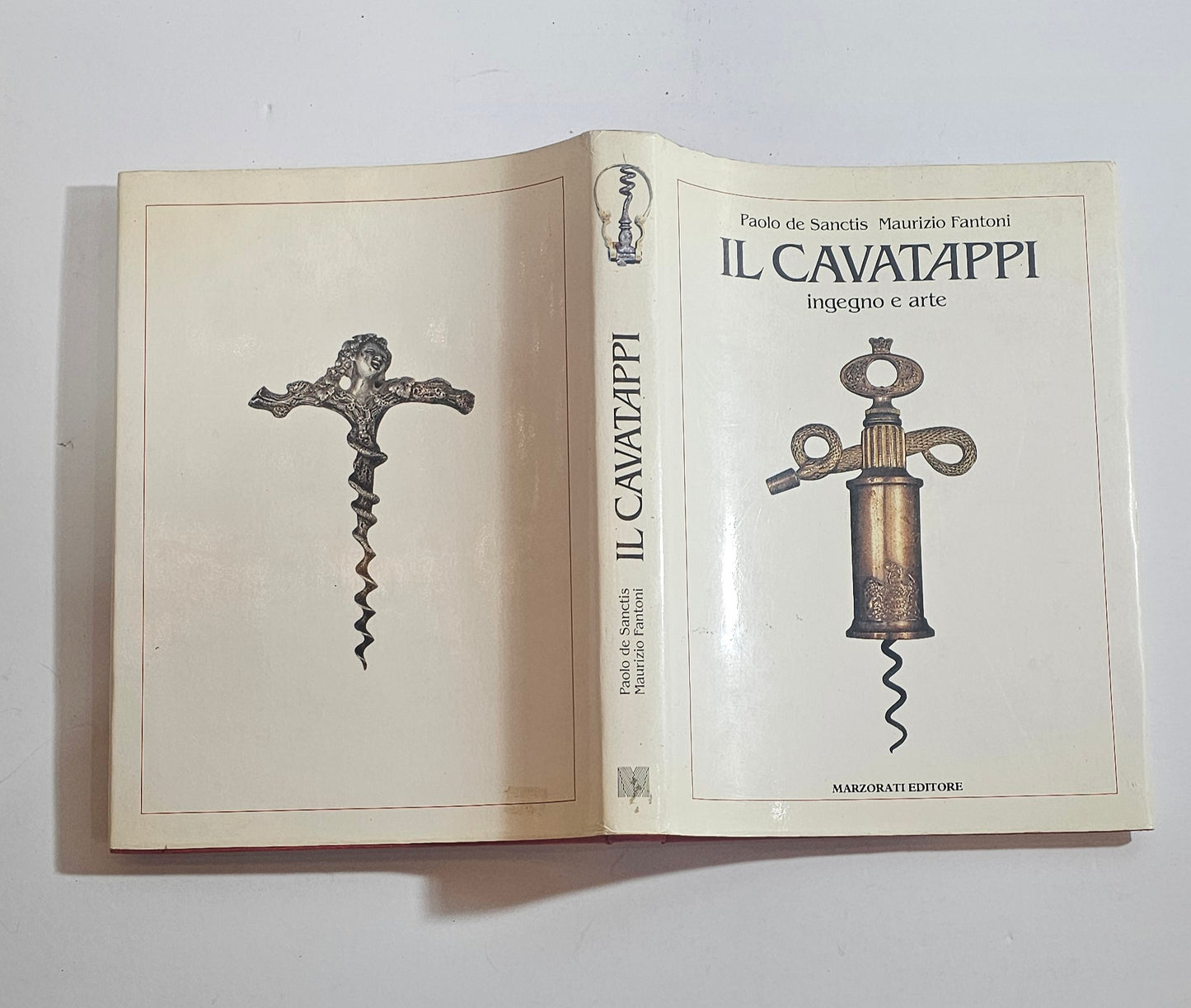 il cavatappi ingegno e arte copertina libro marzorati