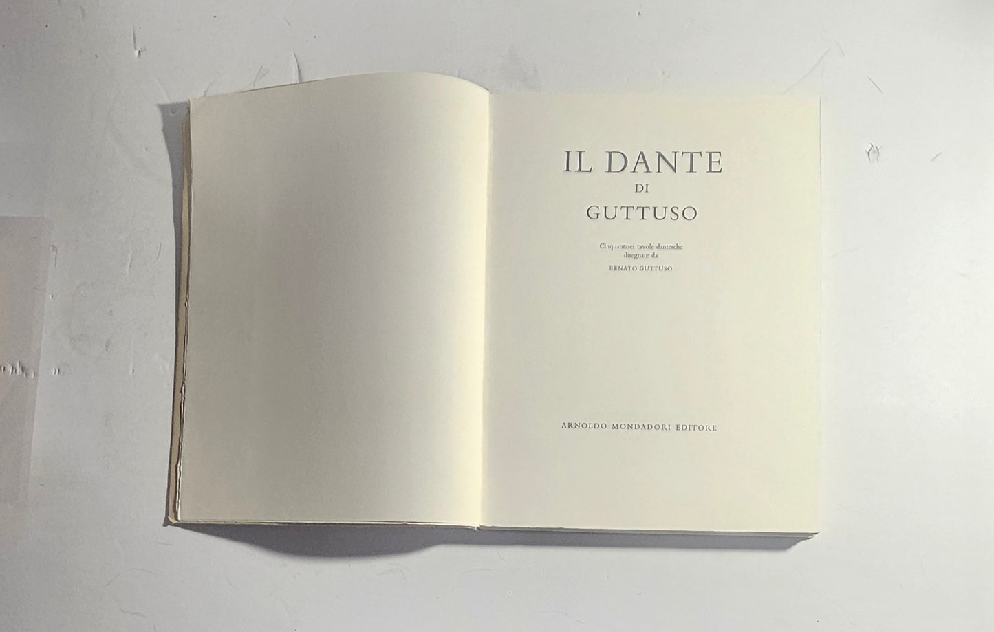 Frontespizio Il Dante di Guttuso con cinquanta tavole dantesche iolibrocarmine