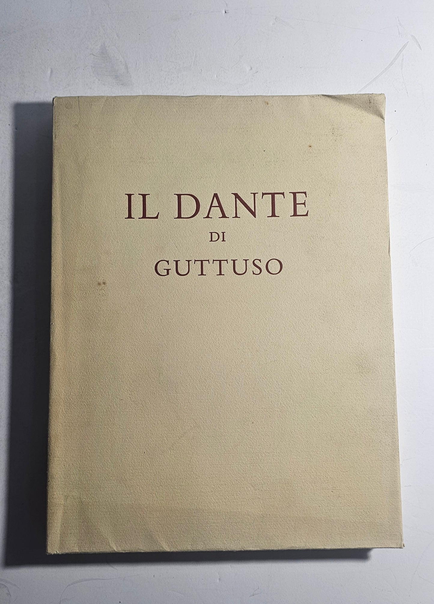 Copertina Il Dante di Guttuso Renato Guttuso Mondadori iolibrocarmine