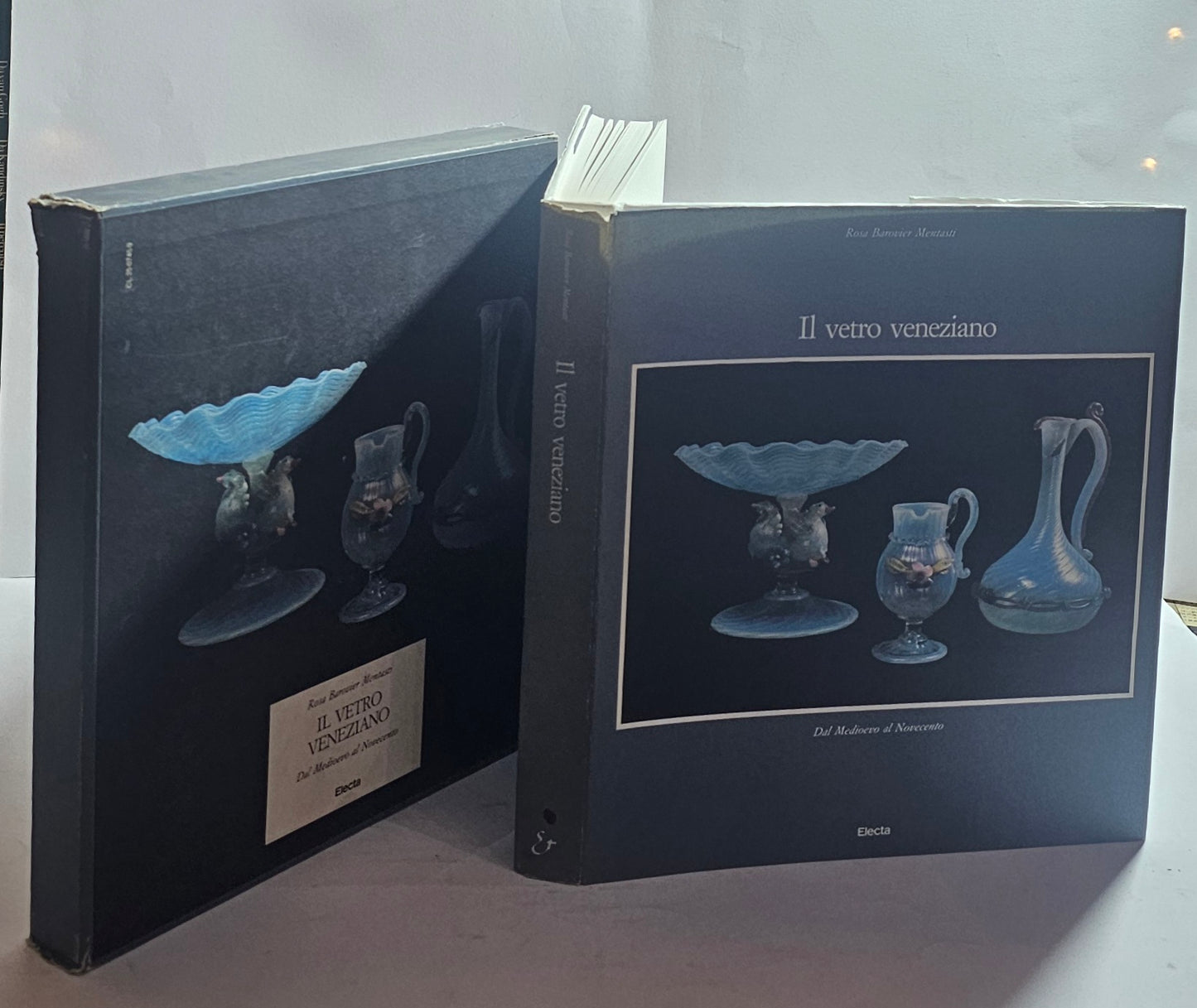 Il vetro veneziano dal Medioevo al Novecento Rosa Barovier Mentasti libro arti decorative Murano